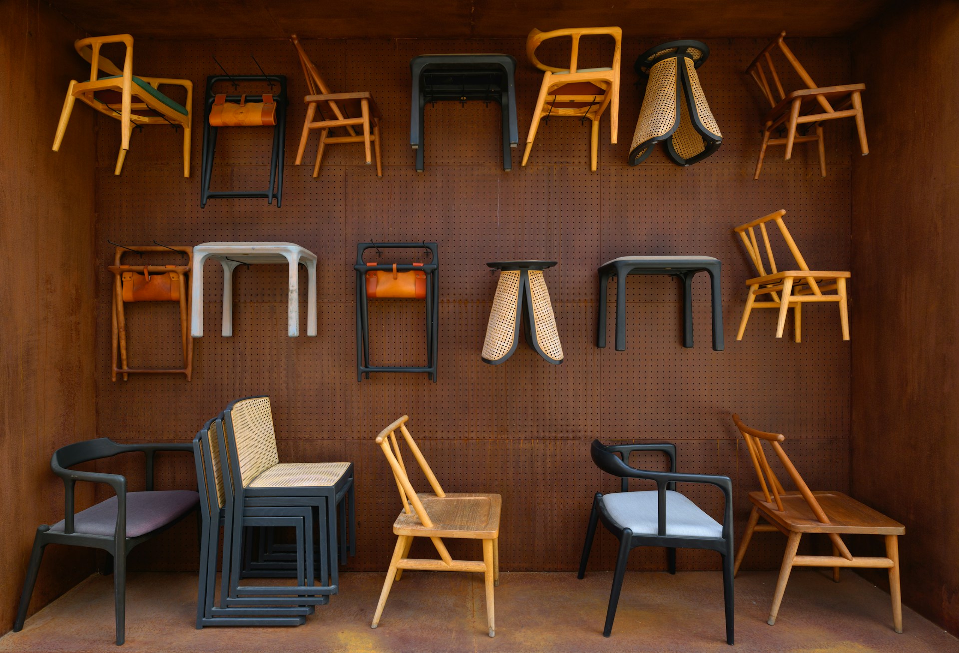 Forewood craftsman shaping handcrafted wooden furniture in our Jakarta workshop